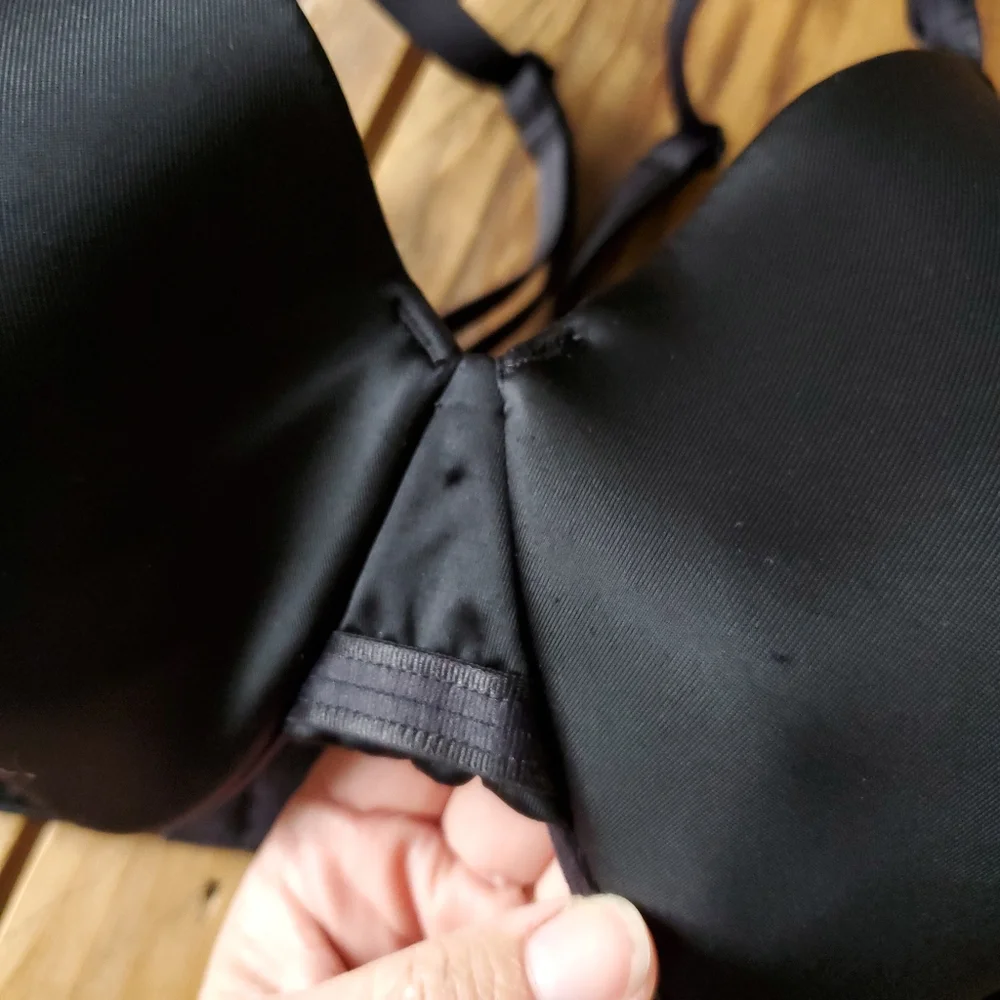 Bali One Smooth & Concealing Underwire Bra Black Women's Size 38C